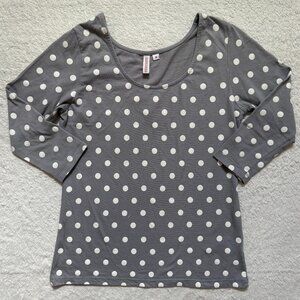 Penshoppe Polka Dot Grey Tee